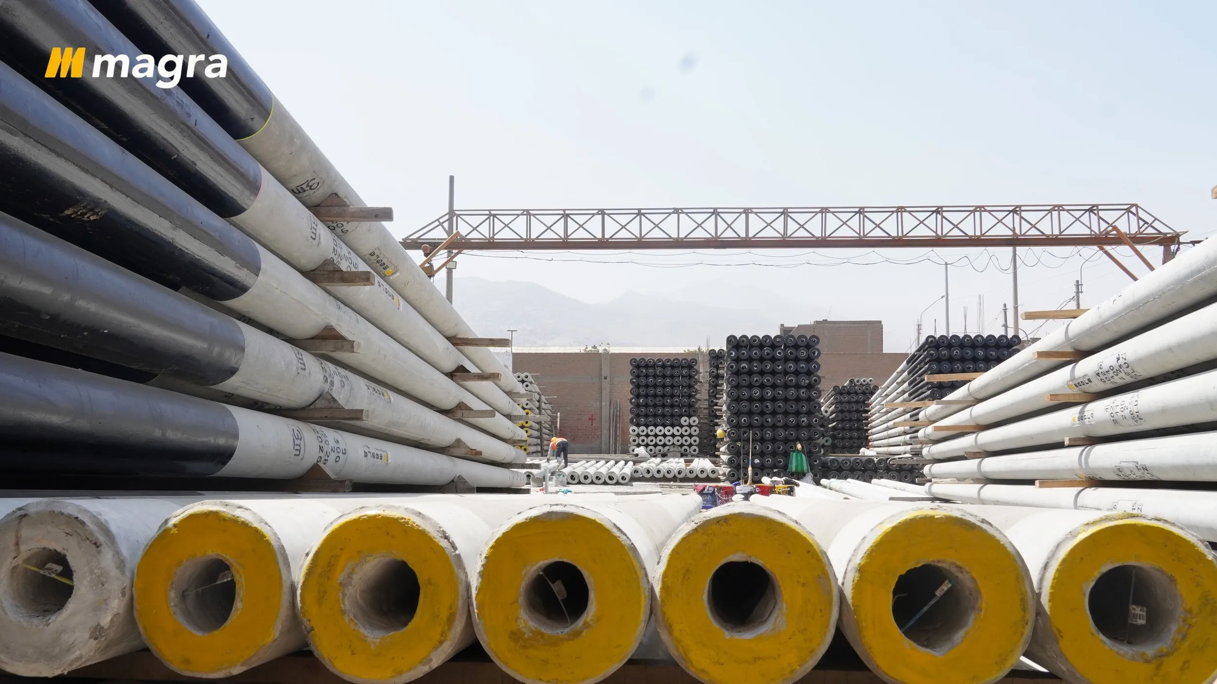 Inspección técnica de calidad en postes de concreto Magra SAC
